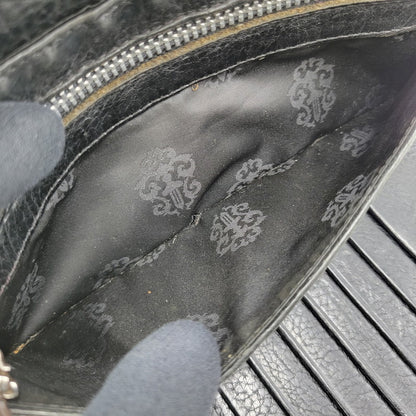 【現状渡し品】【メンズ】 CHROME HEARTS クロムハーツ WAVE WALLET ウェーブウォレット 長財布 190-251214-as-09-izu カラー：ブラック 万代Net店