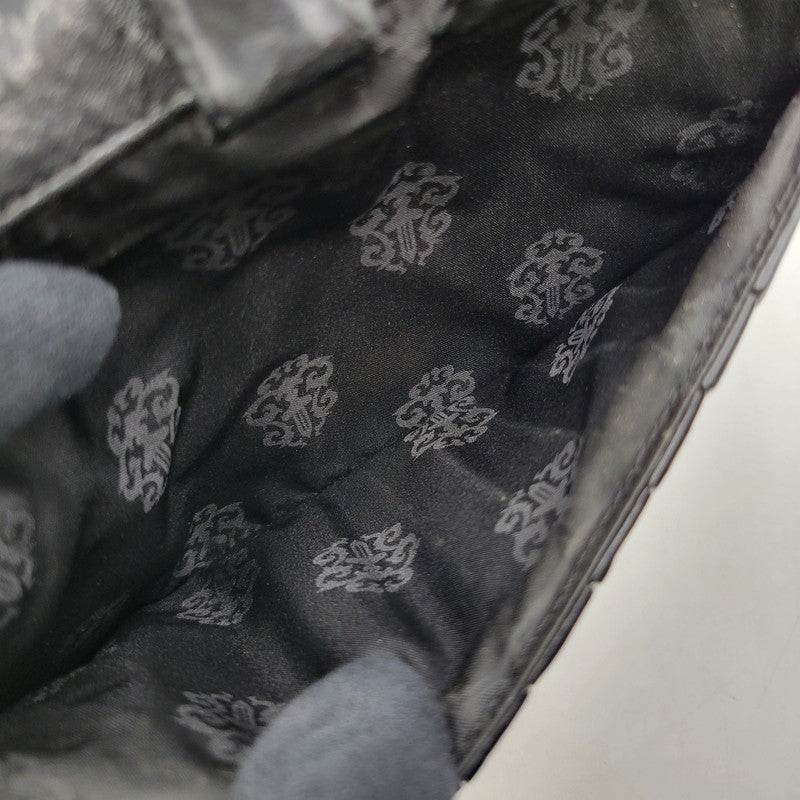 【現状渡し品】【メンズ】 CHROME HEARTS クロムハーツ WAVE WALLET ウェーブウォレット 長財布 190-251214-as-09-izu カラー：ブラック 万代Net店