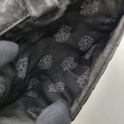 【現状渡し品】【メンズ】 CHROME HEARTS クロムハーツ WAVE WALLET ウェーブウォレット 長財布 190-251214-as-09-izu カラー：ブラック 万代Net店