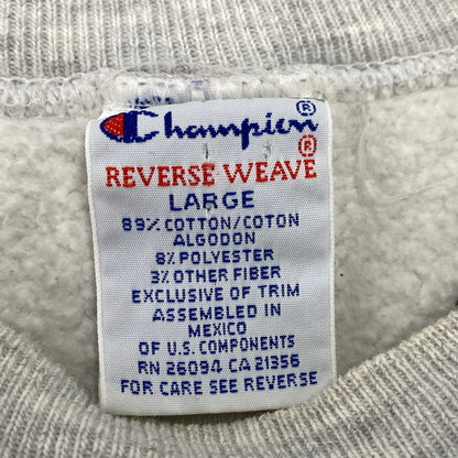 【中古品】【メンズ】 U.S.OLYMPIC TRAINING CENTER REVERSE WEAVE SWEAT SHIRT リバースウィーブ スウェットシャツ メキシコ製 刺繍タグ トレーナー 長袖 トップス 146-251122-as-37-izu サイズ：L カラー：グレー 万代Net店