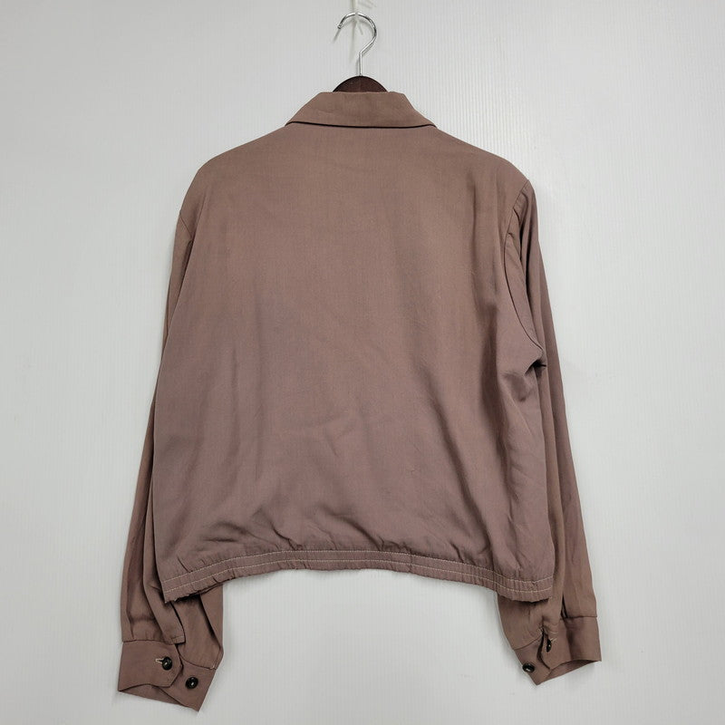 【現状渡し品】【メンズ】 TOWN HALL タウンホール CONMAR コンマー ジッパー 50S RAYON GABARDINE JACKET レーヨンギャバジン ジャケット アウター 146-251115-ya-04-izu サイズ：下記参照 カラー：ピンク 万代Net店