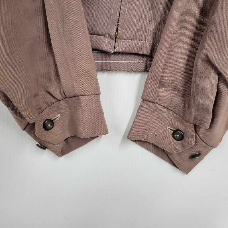 【現状渡し品】【メンズ】 TOWN HALL タウンホール CONMAR コンマー ジッパー 50S RAYON GABARDINE JACKET レーヨンギャバジン ジャケット アウター 146-251115-ya-04-izu サイズ：下記参照 カラー：ピンク 万代Net店