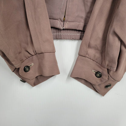 【現状渡し品】【メンズ】 TOWN HALL タウンホール CONMAR コンマー ジッパー 50S RAYON GABARDINE JACKET レーヨンギャバジン ジャケット アウター 146-251115-ya-04-izu サイズ：下記参照 カラー：ピンク 万代Net店