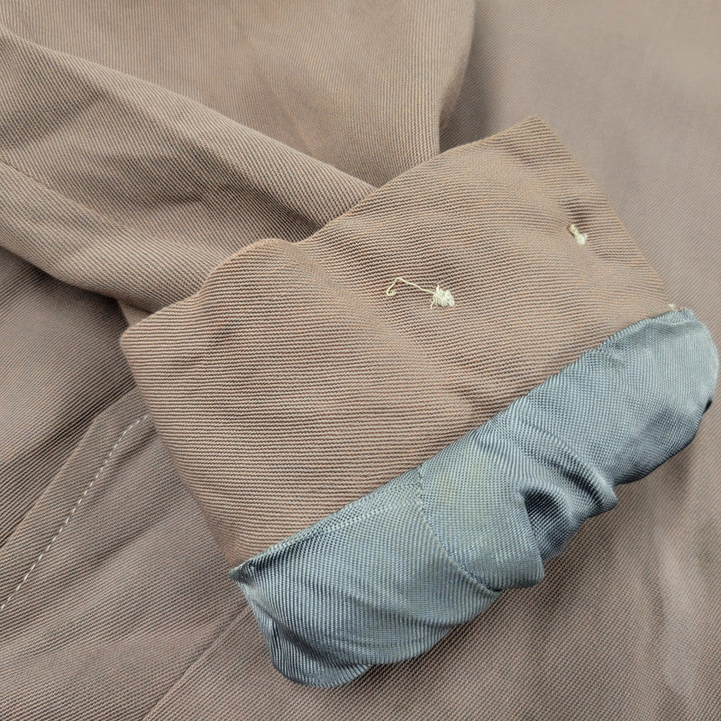 【現状渡し品】【メンズ】 TOWN HALL タウンホール CONMAR コンマー ジッパー 50S RAYON GABARDINE JACKET レーヨンギャバジン ジャケット アウター 146-251115-ya-04-izu サイズ：下記参照 カラー：ピンク 万代Net店
