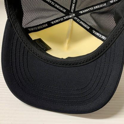 【中古品】【メンズ/レディース】 HYSTERIC GLAMOUR ヒステリックグラマー 02243QH02 STAR EVIL MESH CAP スター イービル メッシュキャップ 帽子 185-251124-ya-08-izu サイズ：F カラー：ブラック×ホワイト 万代Net店