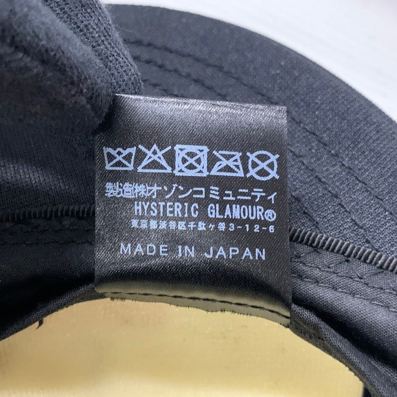 【中古品】【メンズ/レディース】 HYSTERIC GLAMOUR ヒステリックグラマー 02243QH02 STAR EVIL MESH CAP スター イービル メッシュキャップ 帽子 185-251124-ya-08-izu サイズ：F カラー：ブラック×ホワイト 万代Net店