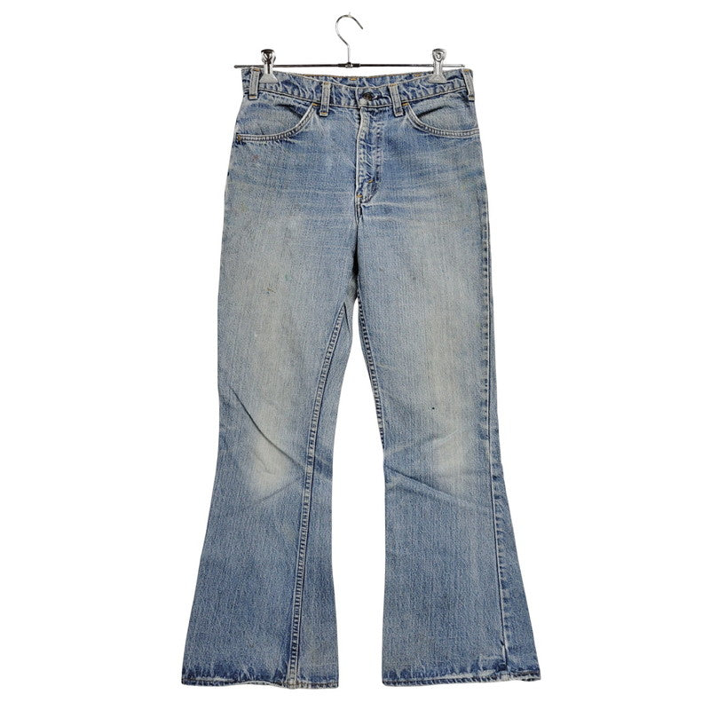 【現状渡し品】【メンズ】 Levi's リーバイス 646-0217 刻印39 SMALL-E オレンジタブ SCOVILL ZIP スコービル ジップ 70S-80S FLARE DENIM PANTS フレア デニム パンツ ボトムス ズボン 157-251128-cs-02-izu サイズ：不明 カラー：ライトインディゴ 万代Net店