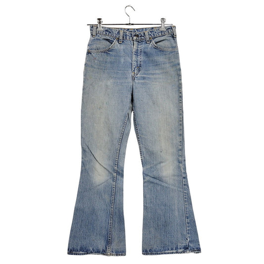 【現状渡し品】【メンズ】 Levi's リーバイス 646-0217 刻印39 SMALL-E オレンジタブ SCOVILL ZIP スコービル ジップ 70S-80S FLARE DENIM PANTS フレア デニム パンツ ボトムス ズボン 157-251128-cs-02-izu サイズ：不明 カラー：ライトインディゴ 万代Net店