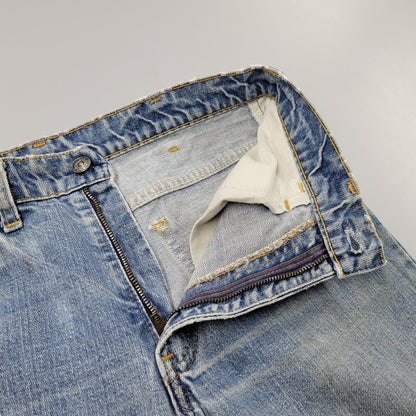 【現状渡し品】【メンズ】 Levi's リーバイス 646-0217 刻印39 SMALL-E オレンジタブ SCOVILL ZIP スコービル ジップ 70S-80S FLARE DENIM PANTS フレア デニム パンツ ボトムス ズボン 157-251128-cs-02-izu サイズ：不明 カラー：ライトインディゴ 万代Net店