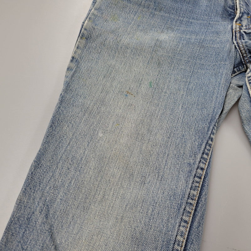 【現状渡し品】【メンズ】 Levi's リーバイス 646-0217 刻印39 SMALL-E オレンジタブ SCOVILL ZIP スコービル ジップ 70S-80S FLARE DENIM PANTS フレア デニム パンツ ボトムス ズボン 157-251128-cs-02-izu サイズ：不明 カラー：ライトインディゴ 万代Net店