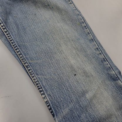 【現状渡し品】【メンズ】 Levi's リーバイス 646-0217 刻印39 SMALL-E オレンジタブ SCOVILL ZIP スコービル ジップ 70S-80S FLARE DENIM PANTS フレア デニム パンツ ボトムス ズボン 157-251128-cs-02-izu サイズ：不明 カラー：ライトインディゴ 万代Net店