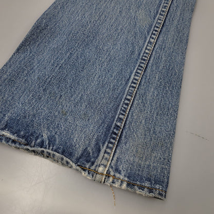 【現状渡し品】【メンズ】 Levi's リーバイス 646-0217 刻印39 SMALL-E オレンジタブ SCOVILL ZIP スコービル ジップ 70S-80S FLARE DENIM PANTS フレア デニム パンツ ボトムス ズボン 157-251128-cs-02-izu サイズ：不明 カラー：ライトインディゴ 万代Net店