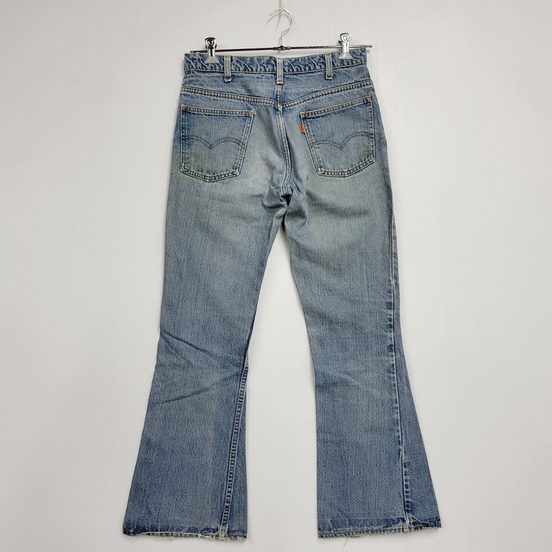 【現状渡し品】【メンズ】 Levi's リーバイス 646-0217 刻印39 SMALL-E オレンジタブ SCOVILL ZIP スコービル ジップ 70S-80S FLARE DENIM PANTS フレア デニム パンツ ボトムス ズボン 157-251128-cs-02-izu サイズ：不明 カラー：ライトインディゴ 万代Net店