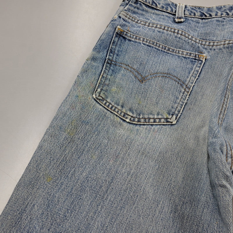 【現状渡し品】【メンズ】 Levi's リーバイス 646-0217 刻印39 SMALL-E オレンジタブ SCOVILL ZIP スコービル ジップ 70S-80S FLARE DENIM PANTS フレア デニム パンツ ボトムス ズボン 157-251128-cs-02-izu サイズ：不明 カラー：ライトインディゴ 万代Net店