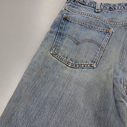 【現状渡し品】【メンズ】 Levi's リーバイス 646-0217 刻印39 SMALL-E オレンジタブ SCOVILL ZIP スコービル ジップ 70S-80S FLARE DENIM PANTS フレア デニム パンツ ボトムス ズボン 157-251128-cs-02-izu サイズ：不明 カラー：ライトインディゴ 万代Net店