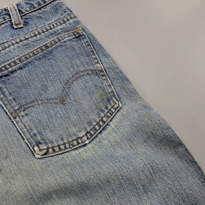 【現状渡し品】【メンズ】 Levi's リーバイス 646-0217 刻印39 SMALL-E オレンジタブ SCOVILL ZIP スコービル ジップ 70S-80S FLARE DENIM PANTS フレア デニム パンツ ボトムス ズボン 157-251128-cs-02-izu サイズ：不明 カラー：ライトインディゴ 万代Net店