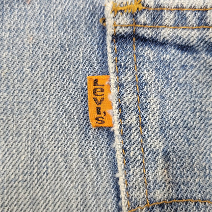 【現状渡し品】【メンズ】 Levi's リーバイス 646-0217 刻印39 SMALL-E オレンジタブ SCOVILL ZIP スコービル ジップ 70S-80S FLARE DENIM PANTS フレア デニム パンツ ボトムス ズボン 157-251128-cs-02-izu サイズ：不明 カラー：ライトインディゴ 万代Net店