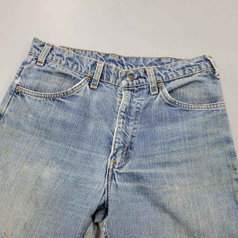 【現状渡し品】【メンズ】 Levi's リーバイス 646-0217 刻印39 SMALL-E オレンジタブ SCOVILL ZIP スコービル ジップ 70S-80S FLARE DENIM PANTS フレア デニム パンツ ボトムス ズボン 157-251128-cs-02-izu サイズ：不明 カラー：ライトインディゴ 万代Net店