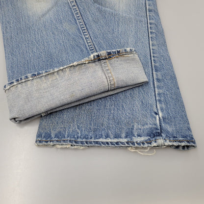 【現状渡し品】【メンズ】 Levi's リーバイス 646-0217 刻印39 SMALL-E オレンジタブ SCOVILL ZIP スコービル ジップ 70S-80S FLARE DENIM PANTS フレア デニム パンツ ボトムス ズボン 157-251128-cs-02-izu サイズ：不明 カラー：ライトインディゴ 万代Net店