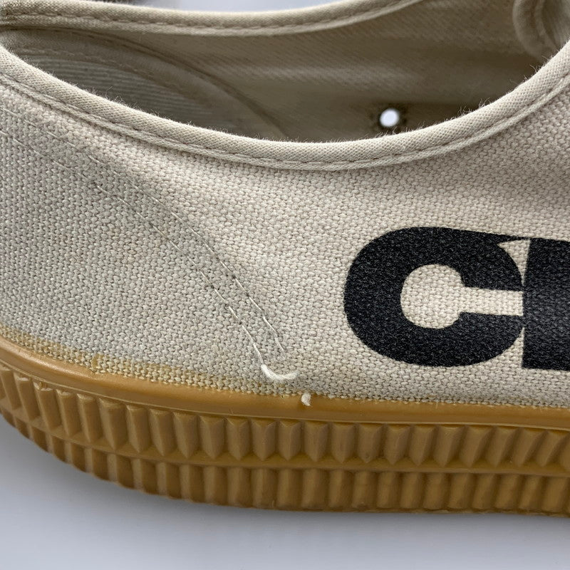 【現状渡し品】【メンズ/レディース】 COMME des GARCONS コムデギャルソン × NOVESTA ノヴェスタ N772014 LOW CUT SNEAKER ローカット スニーカー シューズ 靴 163-251124-ya-10-izu サイズ：40 カラー：アイボリー 万代Net店