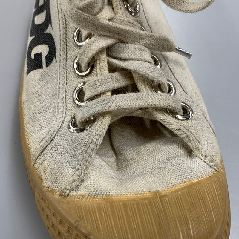 【現状渡し品】【メンズ/レディース】 COMME des GARCONS コムデギャルソン × NOVESTA ノヴェスタ N772014 LOW CUT SNEAKER ローカット スニーカー シューズ 靴 163-251124-ya-10-izu サイズ：40 カラー：アイボリー 万代Net店