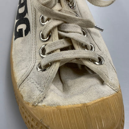 【現状渡し品】【メンズ/レディース】 COMME des GARCONS コムデギャルソン × NOVESTA ノヴェスタ N772014 LOW CUT SNEAKER ローカット スニーカー シューズ 靴 163-251124-ya-10-izu サイズ：40 カラー：アイボリー 万代Net店