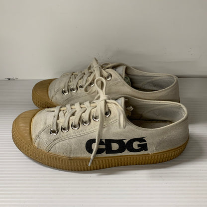 【現状渡し品】【メンズ/レディース】 COMME des GARCONS コムデギャルソン × NOVESTA ノヴェスタ N772014 LOW CUT SNEAKER ローカット スニーカー シューズ 靴 163-251124-ya-10-izu サイズ：40 カラー：アイボリー 万代Net店