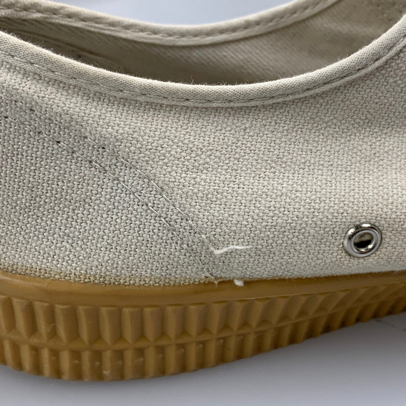 【現状渡し品】【メンズ/レディース】 COMME des GARCONS コムデギャルソン × NOVESTA ノヴェスタ N772014 LOW CUT SNEAKER ローカット スニーカー シューズ 靴 163-251124-ya-10-izu サイズ：40 カラー：アイボリー 万代Net店