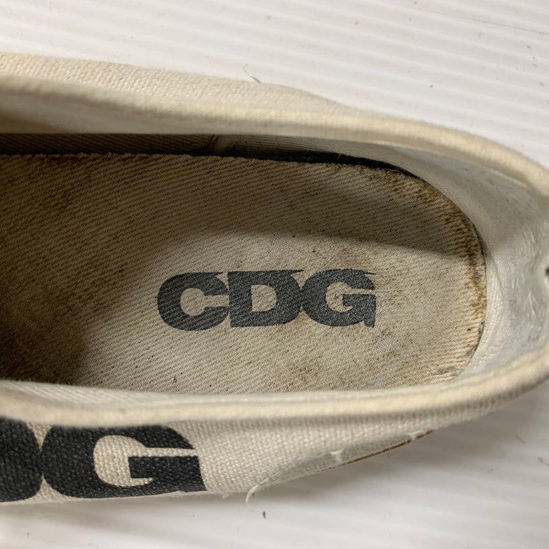 【現状渡し品】【メンズ/レディース】 COMME des GARCONS コムデギャルソン × NOVESTA ノヴェスタ N772014 LOW CUT SNEAKER ローカット スニーカー シューズ 靴 163-251124-ya-10-izu サイズ：40 カラー：アイボリー 万代Net店