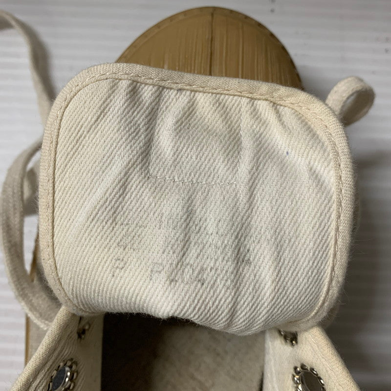 【現状渡し品】【メンズ/レディース】 COMME des GARCONS コムデギャルソン × NOVESTA ノヴェスタ N772014 LOW CUT SNEAKER ローカット スニーカー シューズ 靴 163-251124-ya-10-izu サイズ：40 カラー：アイボリー 万代Net店