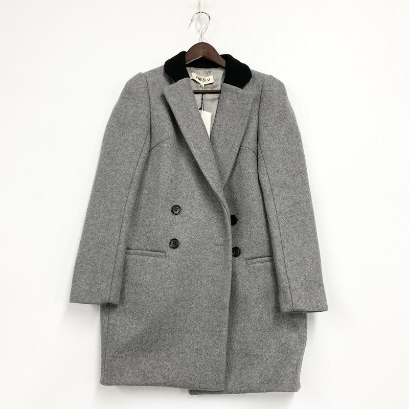 【中古品】【レディース】 3006A130-0220 CHESTER COAT チェスターコート アウター 168-251115-ya-10-izu サイズ：38 カラー：グレー 万代Net店