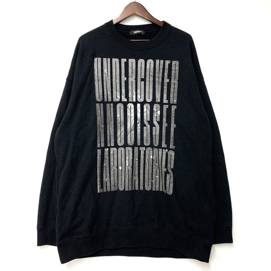 【中古品】【メンズ】 UNDERCOVER アンダーカバー BIG SWEAT UC2D4893-2 ビッグ スウェット トレーナー 長袖 トップス 140-251116-as-07-izu サイズ：3 カラー：ブラック 万代Net店