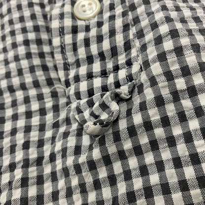 【現状渡し品】【メンズ】 GOODENOUGH グッドイナフ SEERSUCKER PULLOVER L/S SHIRT シアサッカー プルオーバー ロングスリーブ シャツ 長袖 トップス 146-251116-as-01-izu カラー：グレー×ホワイト 万代Net店