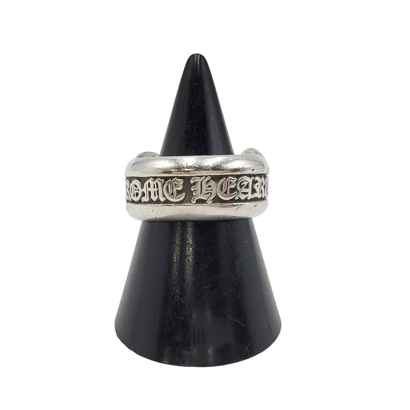 【中古品】【メンズ/レディース】 CHROME HEARTS クロムハーツ 925 SM SCROLL LABEL スクロールラベルリング 指輪 アクセサリー 190-251214-as-02-izu カラー：シルバー 万代Net店