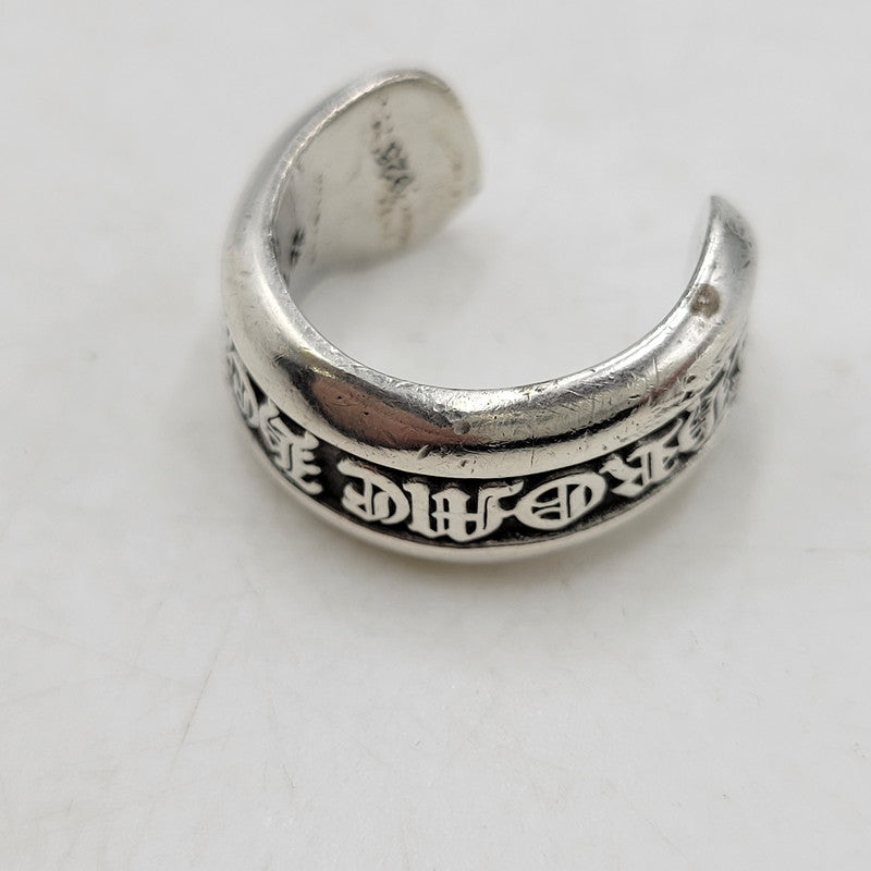 【中古品】【メンズ/レディース】 CHROME HEARTS クロムハーツ 925 SM SCROLL LABEL スクロールラベルリング 指輪 アクセサリー 190-251214-as-02-izu カラー：シルバー 万代Net店