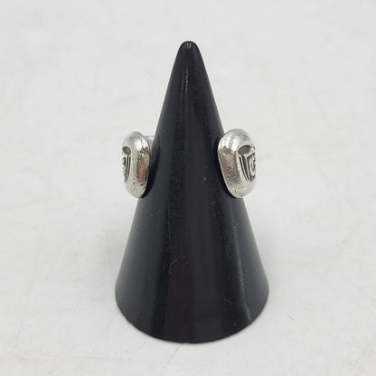 【中古品】【メンズ/レディース】 CHROME HEARTS クロムハーツ 925 SM SCROLL LABEL スクロールラベルリング 指輪 アクセサリー 190-251214-as-02-izu カラー：シルバー 万代Net店