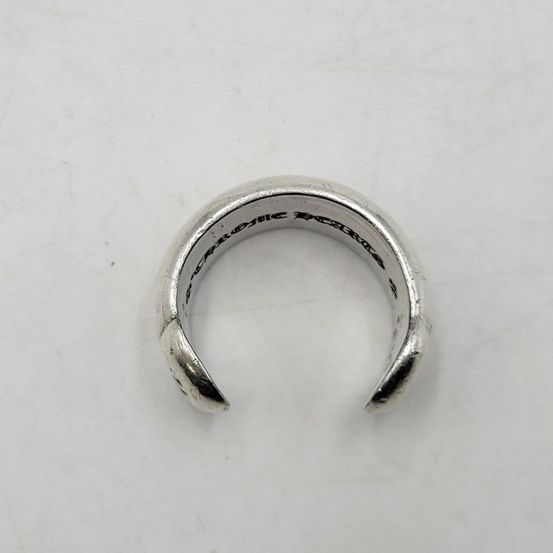 【中古品】【メンズ/レディース】 CHROME HEARTS クロムハーツ 925 SM SCROLL LABEL スクロールラベルリング 指輪 アクセサリー 190-251214-as-02-izu カラー：シルバー 万代Net店
