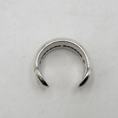 【中古品】【メンズ/レディース】 CHROME HEARTS クロムハーツ 925 SM SCROLL LABEL スクロールラベルリング 指輪 アクセサリー 190-251214-as-02-izu カラー：シルバー 万代Net店
