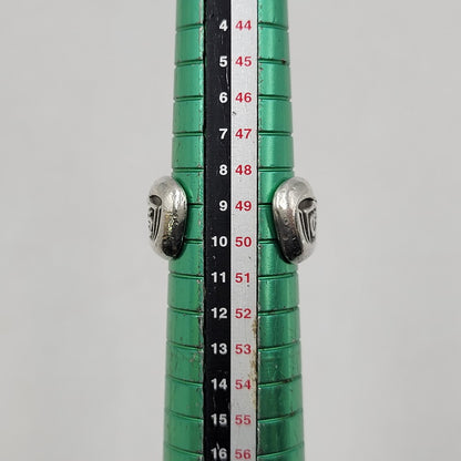 【中古品】【メンズ/レディース】 CHROME HEARTS クロムハーツ 925 SM SCROLL LABEL スクロールラベルリング 指輪 アクセサリー 190-251214-as-02-izu カラー：シルバー 万代Net店