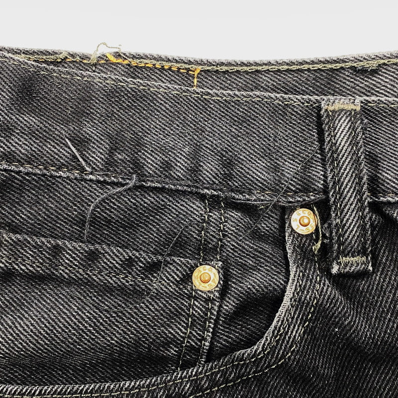 【現状渡し品】【メンズ】 Levi's リーバイス 06990-110 550 BLACK DENIM PANTS ブラック デニム パンツ ボトムス ズボン 158-251123-cs-29-izu サイズ：54×32 カラー：ブラック 万代Net店