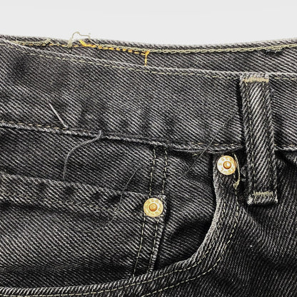 【現状渡し品】【メンズ】 Levi's リーバイス 06990-110 550 BLACK DENIM PANTS ブラック デニム パンツ ボトムス ズボン 158-251123-cs-29-izu サイズ：54×32 カラー：ブラック 万代Net店