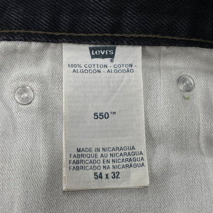 【現状渡し品】【メンズ】 Levi's リーバイス 06990-110 550 BLACK DENIM PANTS ブラック デニム パンツ ボトムス ズボン 158-251123-cs-29-izu サイズ：54×32 カラー：ブラック 万代Net店