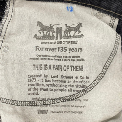 【現状渡し品】【メンズ】 Levi's リーバイス 06990-110 550 BLACK DENIM PANTS ブラック デニム パンツ ボトムス ズボン 158-251123-cs-29-izu サイズ：54×32 カラー：ブラック 万代Net店