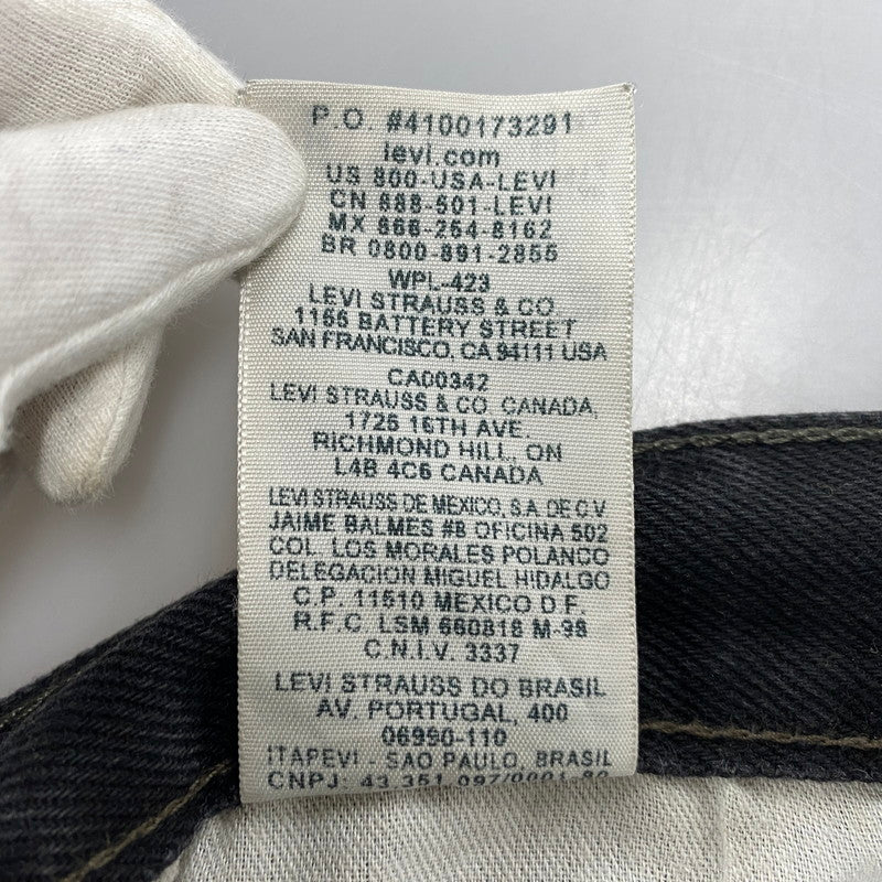 【現状渡し品】【メンズ】 Levi's リーバイス 06990-110 550 BLACK DENIM PANTS ブラック デニム パンツ ボトムス ズボン 158-251123-cs-29-izu サイズ：54×32 カラー：ブラック 万代Net店