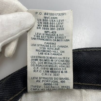 【現状渡し品】【メンズ】 Levi's リーバイス 06990-110 550 BLACK DENIM PANTS ブラック デニム パンツ ボトムス ズボン 158-251123-cs-29-izu サイズ：54×32 カラー：ブラック 万代Net店