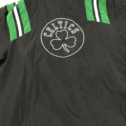 【中古品】【メンズ】 Reebok リーボック 00S CELTICS FLEECE LINER HOODED NYLON JACKET セルティックス フリース ライナー フーデッド ナイロン ジャケット アウター 146-251117-cs-15-izu サイズ：M カラー：ブラック 万代Net店