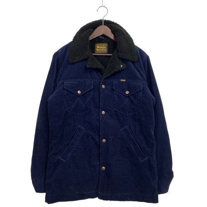 【中古品】【メンズ】 Wrangler ラングラー W9554 BOA RANCH JACKET ボア ランチ ジャケット アウター 147-251117-cs-16-izu サイズ：L カラー：ネイビー 万代Net店
