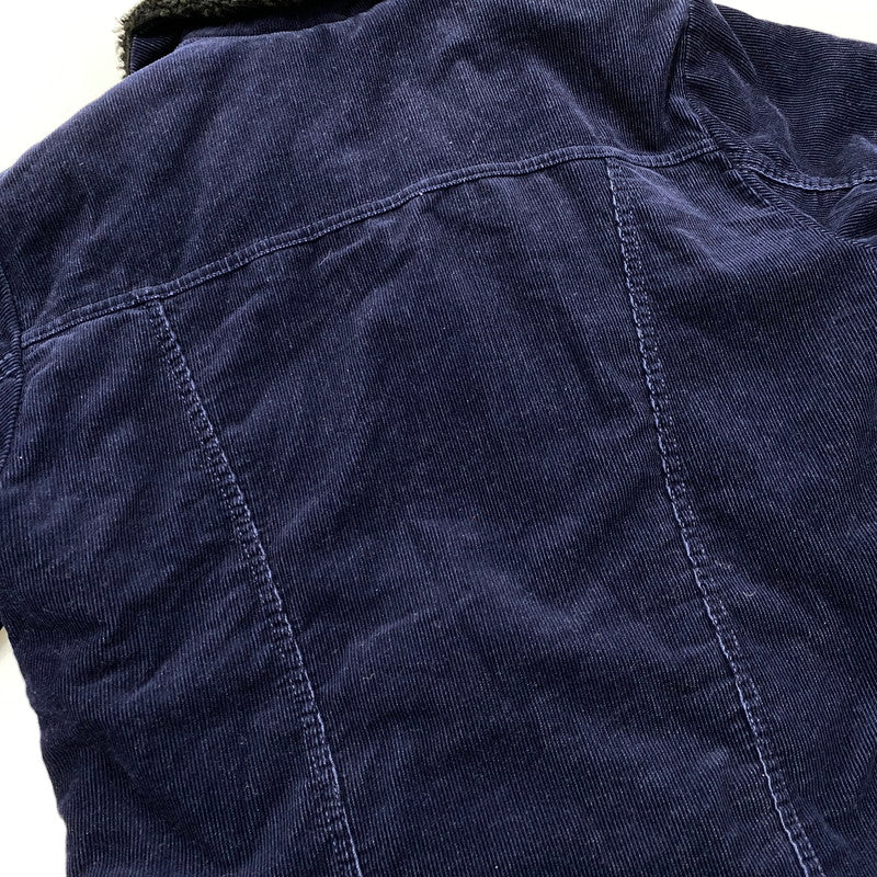 【中古品】【メンズ】 Wrangler ラングラー W9554 BOA RANCH JACKET ボア ランチ ジャケット アウター 147-251117-cs-16-izu サイズ：L カラー：ネイビー 万代Net店