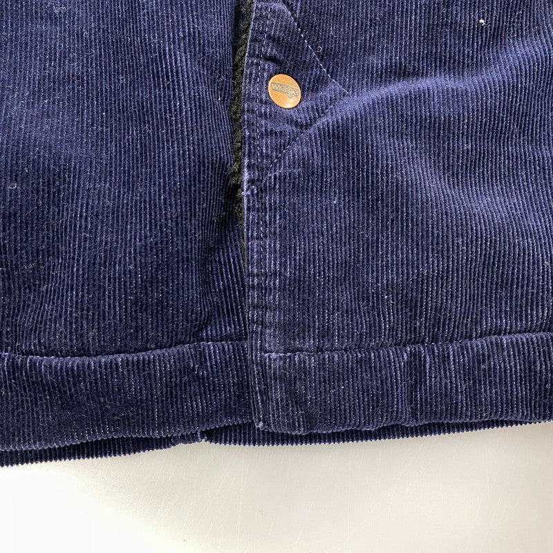 【中古品】【メンズ】 Wrangler ラングラー W9554 BOA RANCH JACKET ボア ランチ ジャケット アウター 147-251117-cs-16-izu サイズ：L カラー：ネイビー 万代Net店