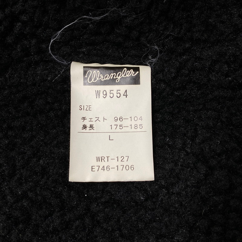 【中古品】【メンズ】 Wrangler ラングラー W9554 BOA RANCH JACKET ボア ランチ ジャケット アウター 147-251117-cs-16-izu サイズ：L カラー：ネイビー 万代Net店
